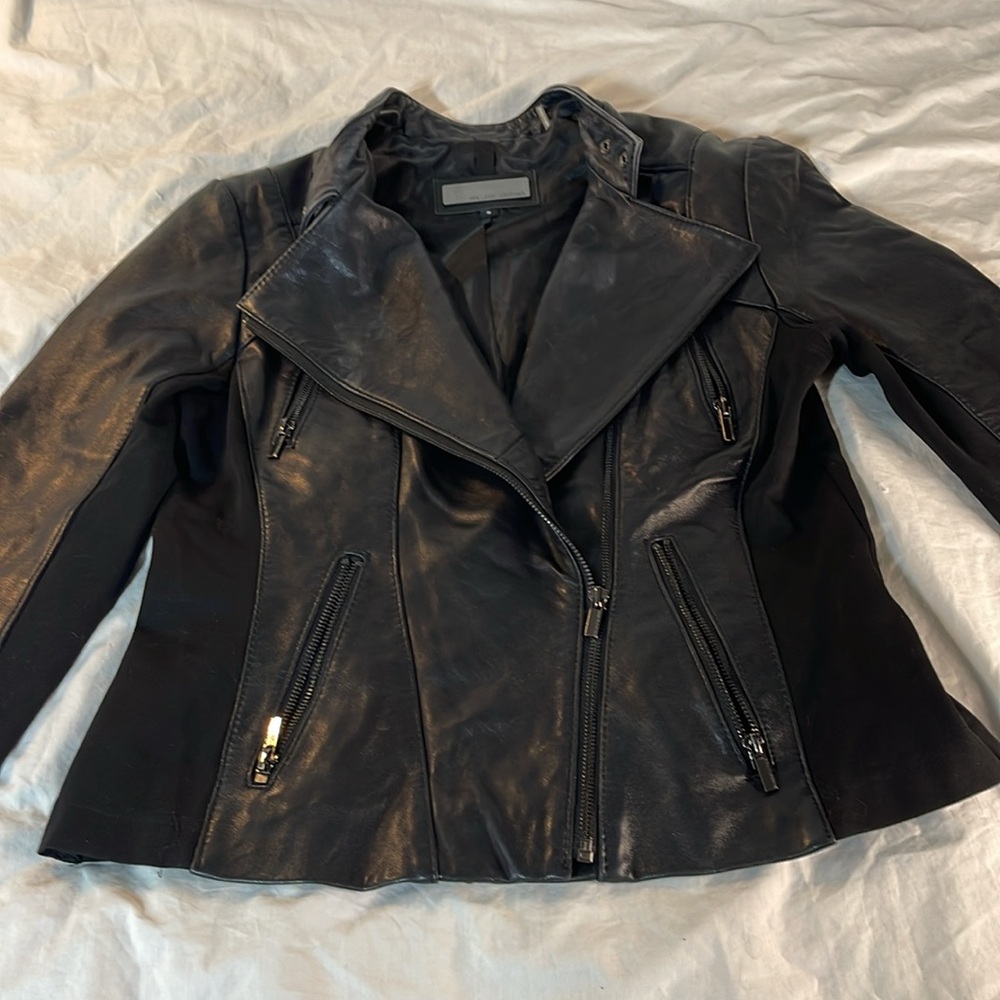 Wilson Leather Motorcycle Style Jacket Size Small - Picture 9 of 11
